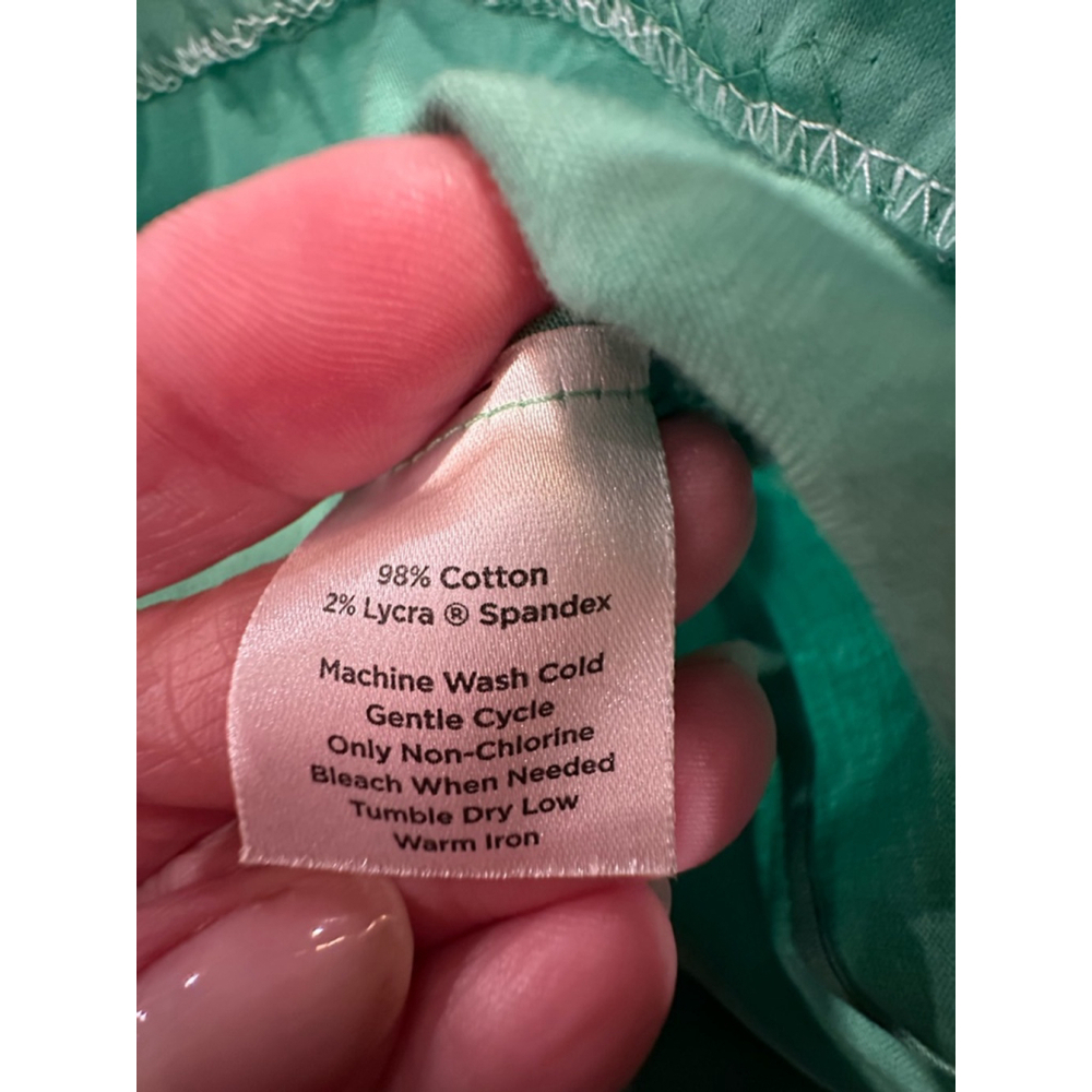 Women's Talbots Green Dress Size M - Picture 8 of 8